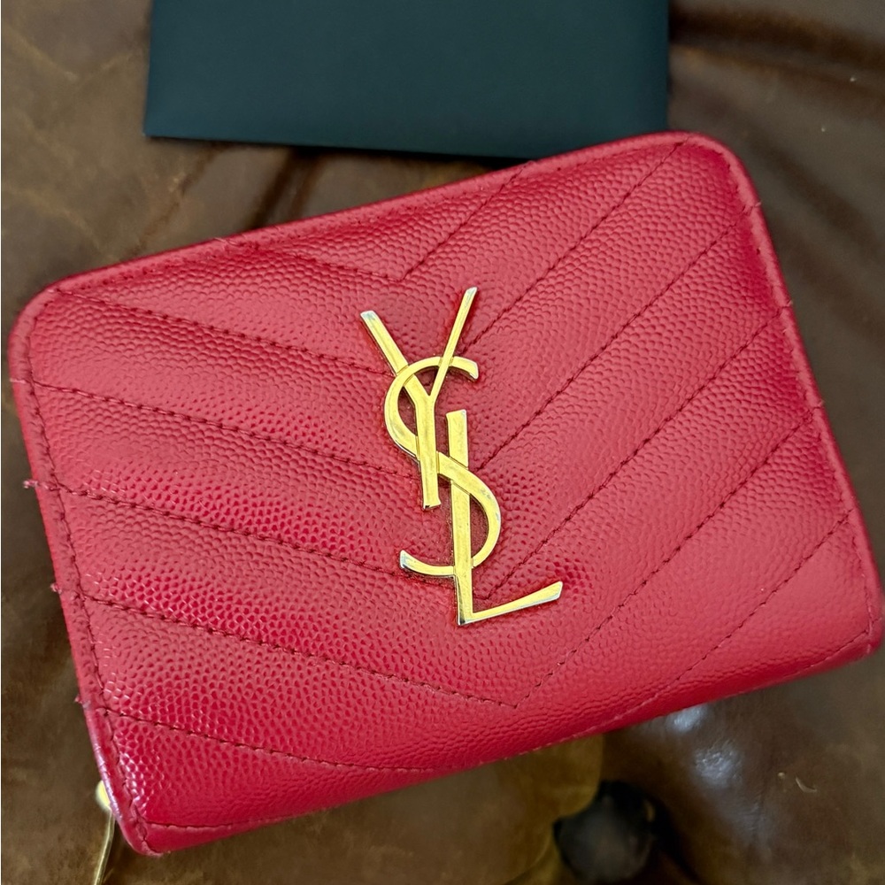 Authentic Ysl Compact wallet